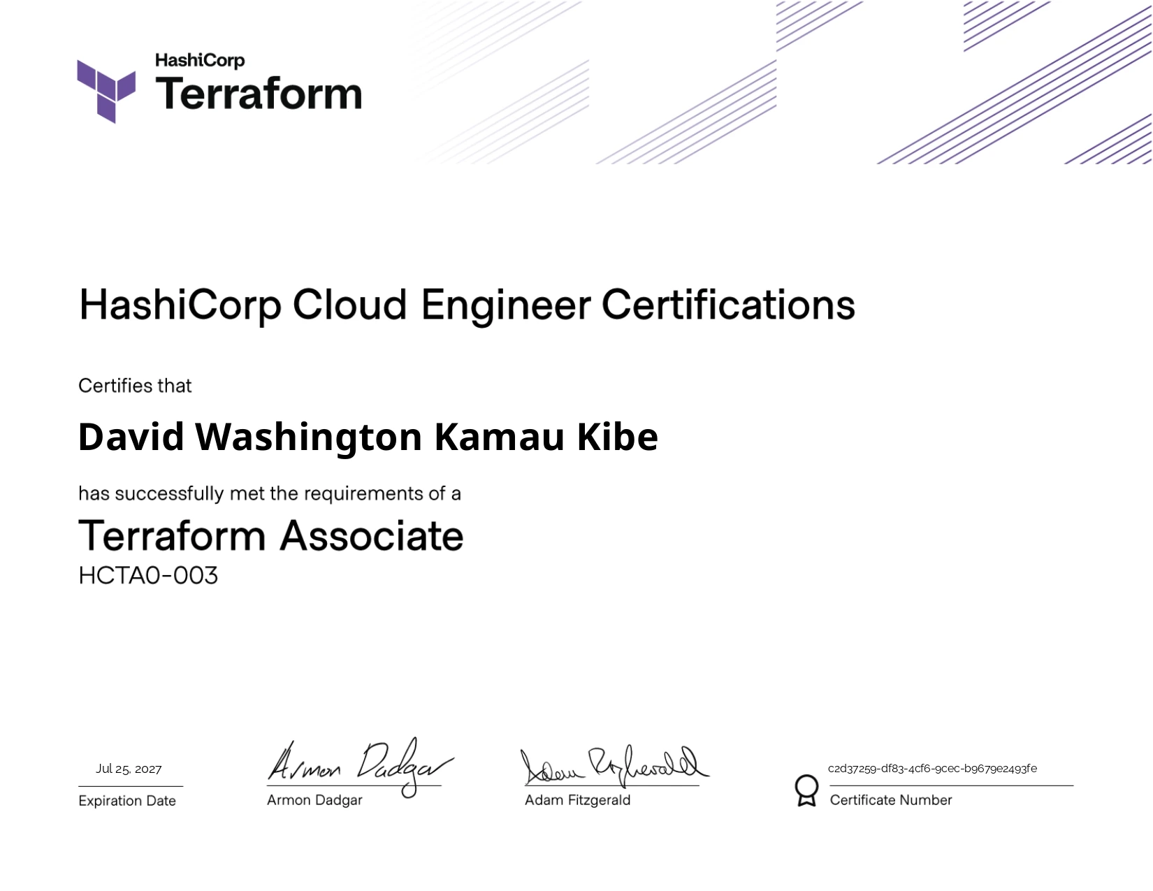 HashiCorp Terraform Associate